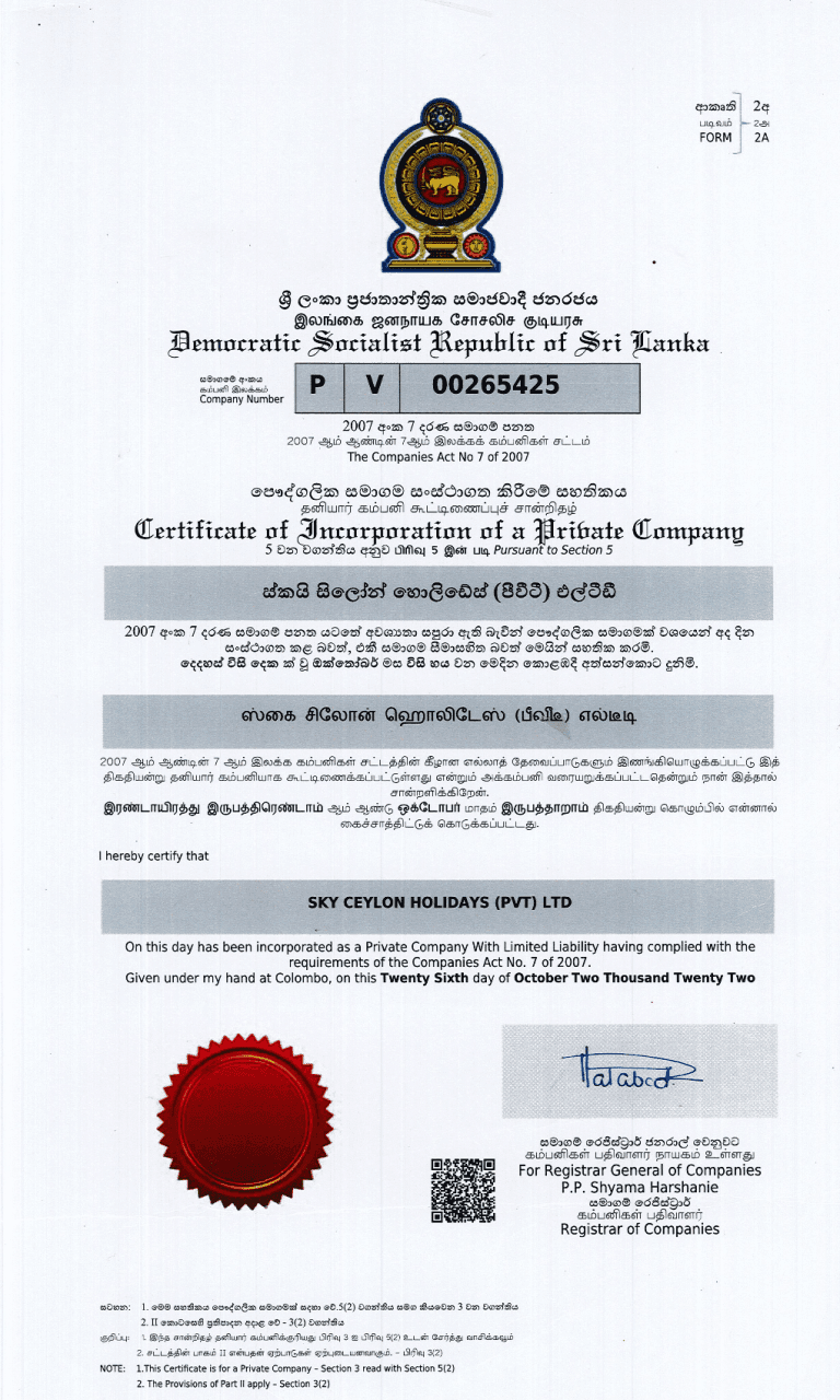 company registration